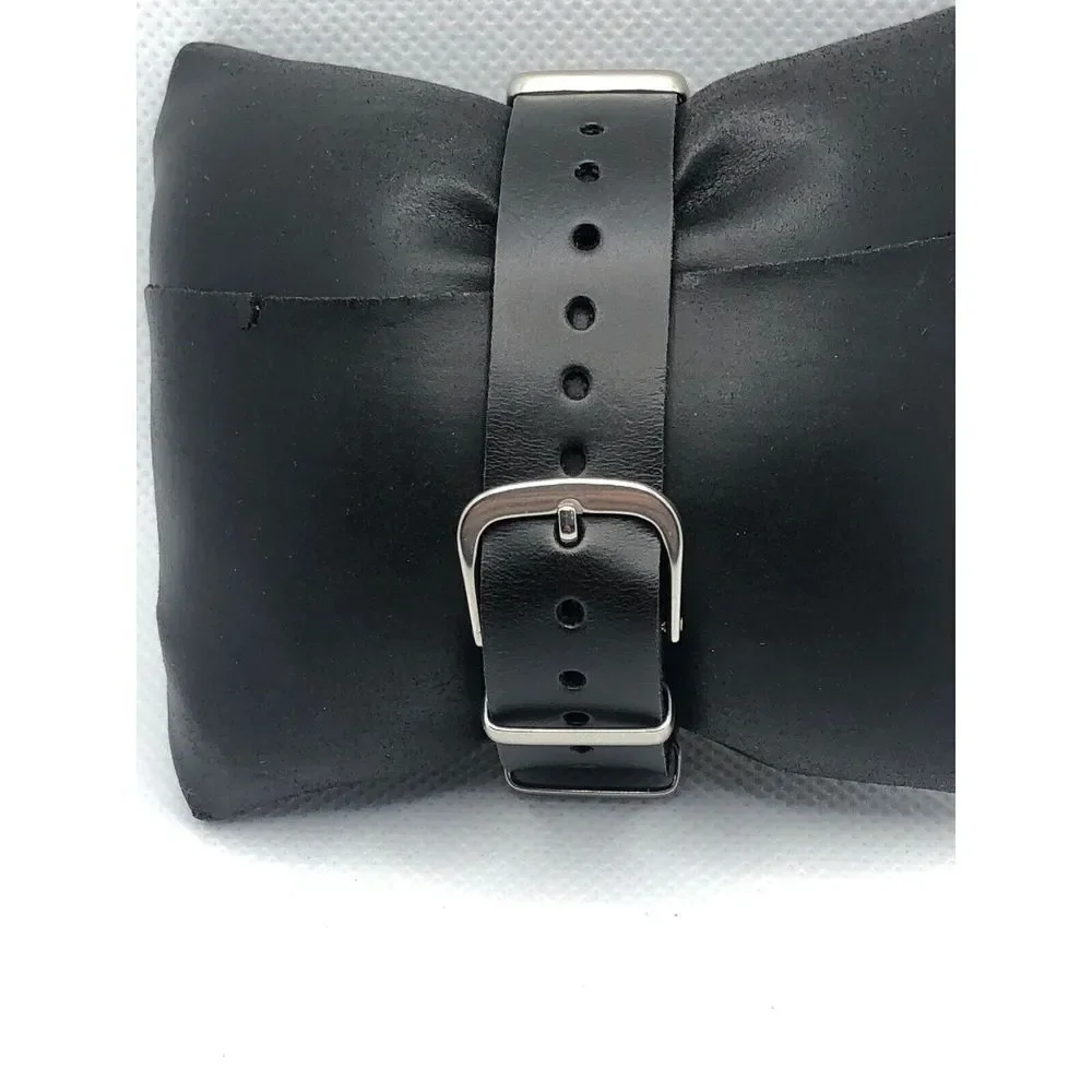 Fossil ES4428 Women's Black Leather Analog Dial Quartz Genuine Wrist Watch HO334